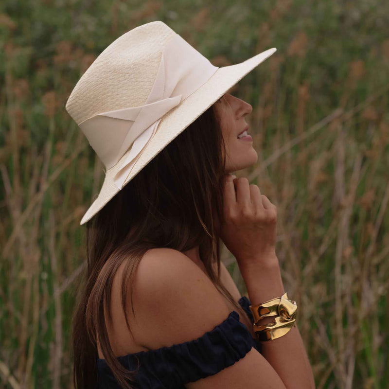 GARDENIA STRAW HAT