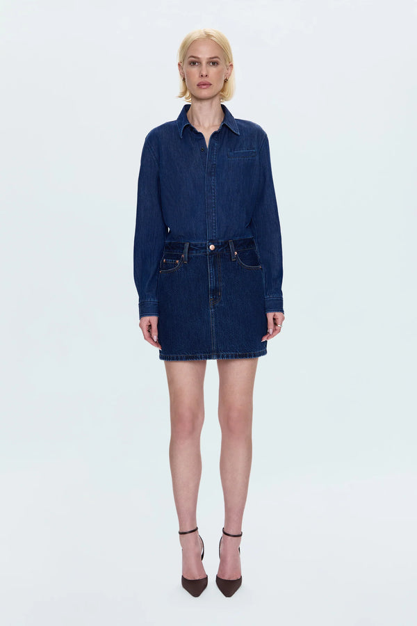 PIXIE DENIM DRESS