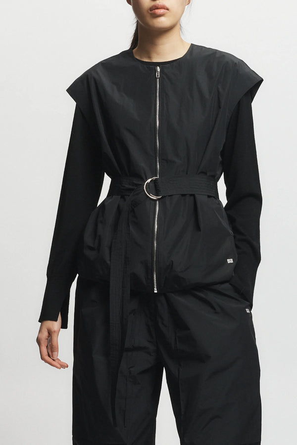 ELIJAH OVERSIZED TAFFETA VEST