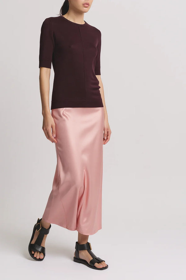 TALIA CHARMEUSE MAXI SKIRT